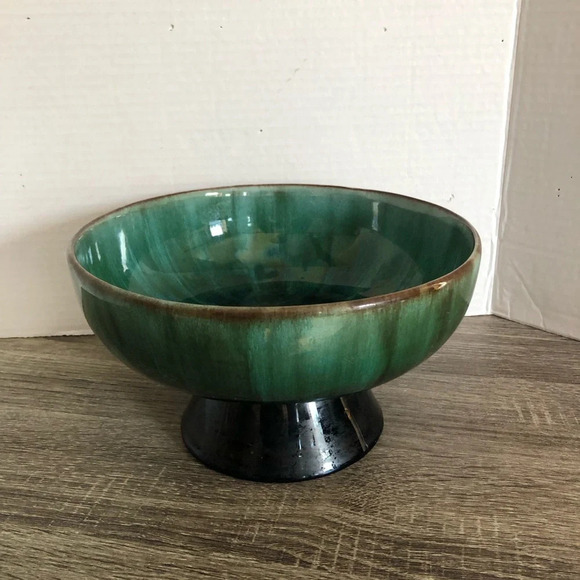 Vtg  Blue Mountain Pottery Footed Bowl - Picture 2 of 15